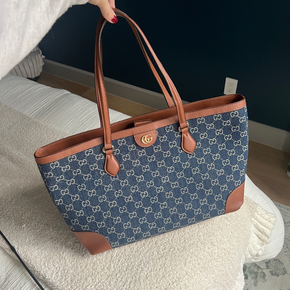 Gucci denim monogram Tote Bag